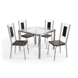 Juego de comedor Reno con 4 sillas