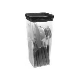 Juego de cubiertos de 25 piezas Simonaggio Patika color Negro
