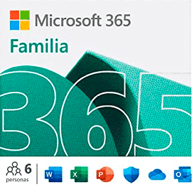 Microsoft 365 Familia (6 personas) - Licencia 12 meses (MSF6GQ-00088)