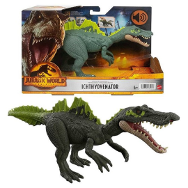 Dinosaurio jurassic worl dichthyovenator c/sonido mattel