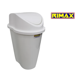 Basurero rimax color crema