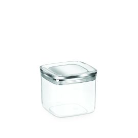 Pote Hermetico con Tapa Cromo Fosco / 1.1 ltrs