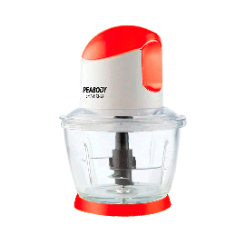 Picador Doble – Rojo - 500 W - Doble Cuchilla De Acero - Peabody