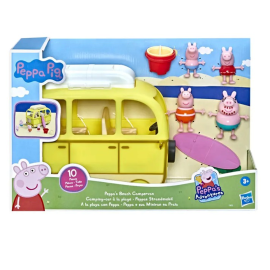 Peppa campervan de playa hasbro