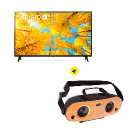 Combo TV LG 50 50UQ7500PSF 4k + Parlante inalámbrico - House of Marley
