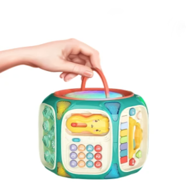 Juego infantil hexagonal para bebe c/luz/musica