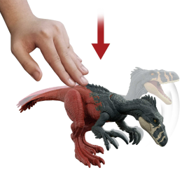 Dinosaurio jurassic world-megaraptor c/sonido mattel