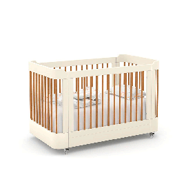 Cuna nido laqueado blanco opaco/eco wood
