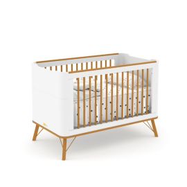 Cuna Albi color blanco soft Eco wood