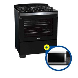 Combo Cocina Dako diplomata 5H + Microondas inverter Hometech 25 L