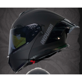 Casco Abatible Induma 9100 SP SM plano/color negro mate XL