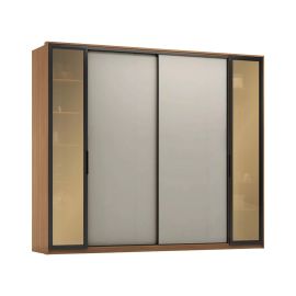 Ropero Ladero 4 puertas/2 puertas en reflecta - Noguera touch/nude prime