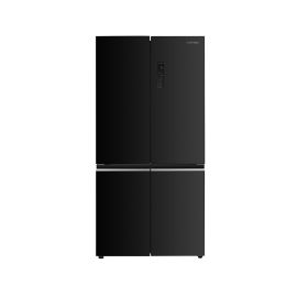 Refrigerador 522 Ltrs Hometech Negro Espejado, No Frost, Multidoor, Display