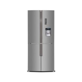 Refrigerador 430 Lts Hometech Led Display, Multi-Door, Inox, C/Dispenser