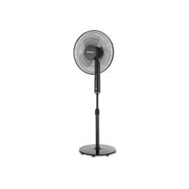 VENTILADOR DE PEDESTAL HOMETECH NEGRO C/CONTROL 