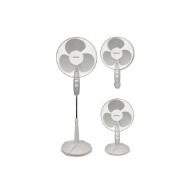 VENTILADOR DE PEDESTAL HOMETECH BLANCO 3 en 1