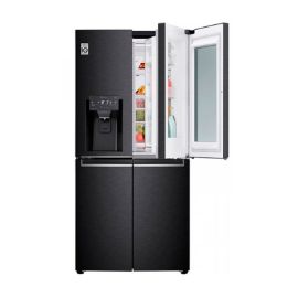 REFRIGERADOR LG 423 LTS LM57SXTAF NEGRA INVERTER C/DISPENSER + Instaview™ Door in Door™