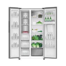 Refrigerador 592 Ltrs Hometech Dark Inox