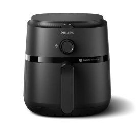 Freidora de aire Philips 4.2L color negro NA-120/00