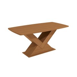 Mesa de comedor Damiana con vidrio para 6 sillas color negro