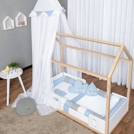Kit ropa de cama Montessori D003 Azul 7 Piezas