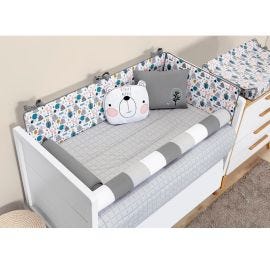 KIT CUNA FLORESTA DE URSO 10 PIEZAS