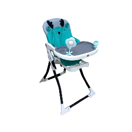 Silla de comer para bebé - 68x49x92.5cm - Azul/ Blanco - Cutie Baby