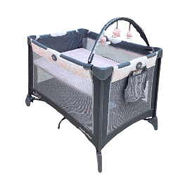 Corral para bebé  - gris/rosado graco