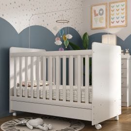 Cuna/minicama con ruedas color blanco MP0504B.0001