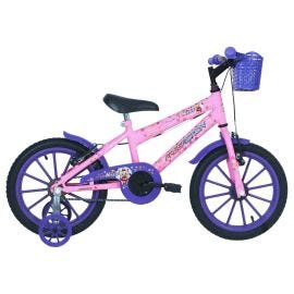 Bicicleta Free Action Aro 16 color Rosa  con Cesta 