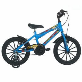 Bicicleta Free Action Aro 16 color Azul con Negro 
