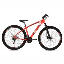 Bicicleta Free Action Aro 29 color Naranja Neon  con Blanco