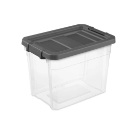 Caja organizadora 28L Transp gris Sterilite 