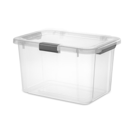 Caja organizadora 30QT Transp gris  Sterilite 764-13933V06