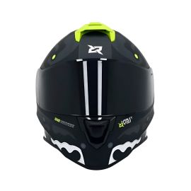 Casco Xsports V151 Elementi gris amarillo mate