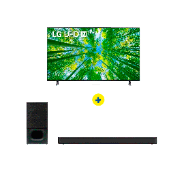 Combo Tv LG 65” 65UQ8050PSB 4k + Home Theater Sony HT-S350