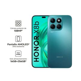 Celular Honor X8B Cyan Lake 8+256GB LILY-L33C	