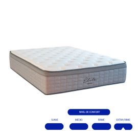 Colchón Elite 2 plazas gris