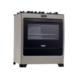 Cocina Dako 5H Supreme Titanium glass con timer/grill