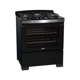 Cocina Dako diplomata 5H color negro con Grill - 300001483