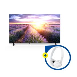 Combo Televisor Hometech 65 pulgadas + Audífono Sony