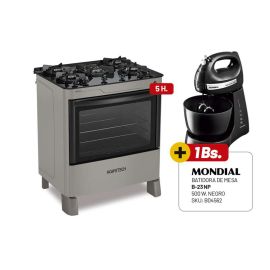 Combo Cocina Jade Hometech 5H Inox + Batidora de mesa Mondial 500W
