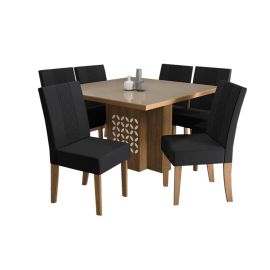 JUEGO DE COMEDOR BÉTULA 6 SILLAS
