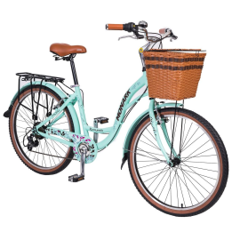 BICICLETA MONARK ROMANTIC 26" VERDE AGUA