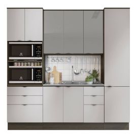 KIT DE COCINA NOX MUEBLE PARA MICROONDAS 700MM 2 PT 3 GAV 
