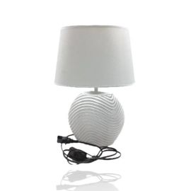 Lámpara de mesa 38cm Blanco Decore 