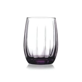 Vasos Linka color morado de 6 piezas Pasabahce 