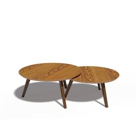 CONJUNTO DE MESA CENTRAL CLÁSICA REDONDA FREIJO 60276
