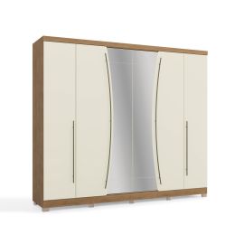 ROPERO DE 6 PUERTAS 6 GAVETAS FR/ OFF WHITE C/ PES G540-FROW