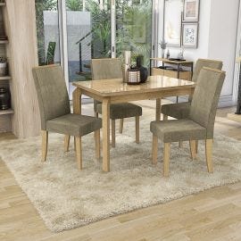 JUEGO DE COMEDOR GUINE 4 SILLAS